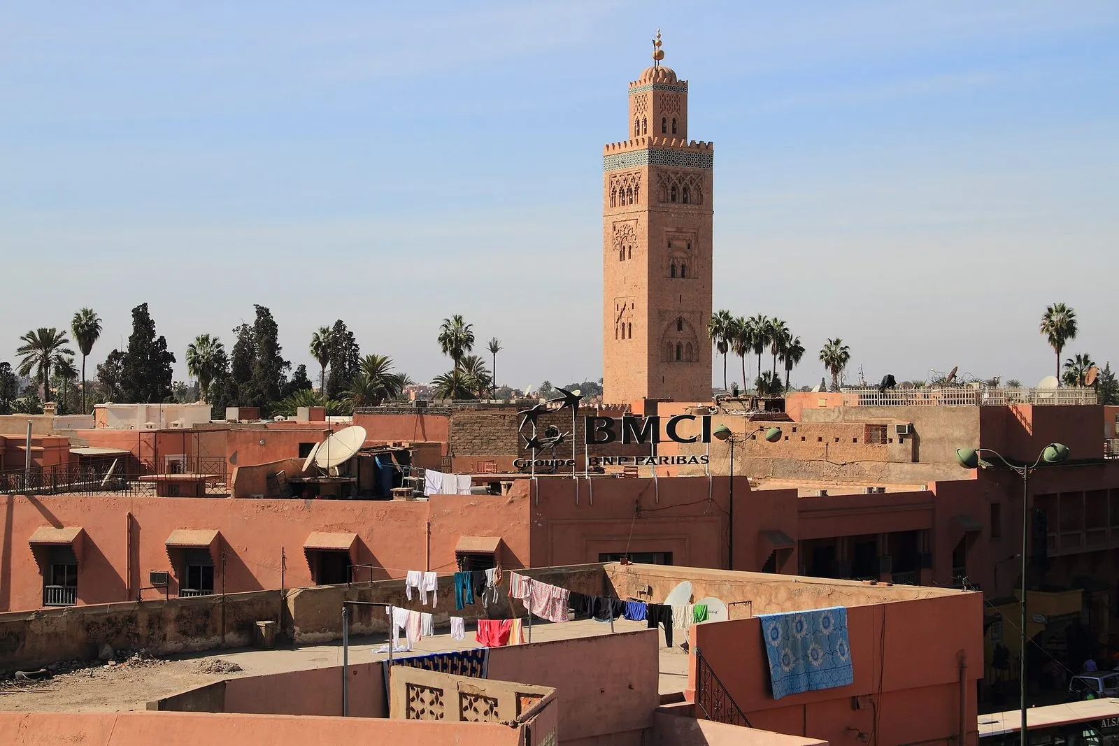 Maroko | Minaret Kutubijji górujący nad Marrakeszem