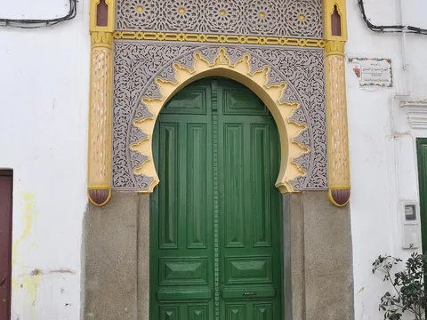 Maroko - Rabat | Zdobione drzwi w kasbie Udajów w Rabacie