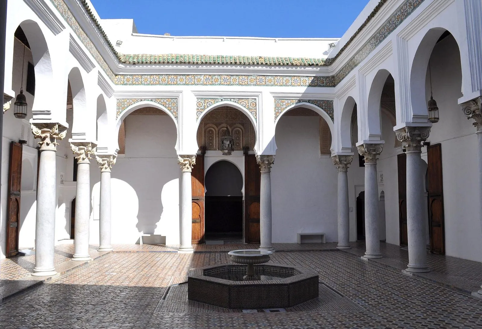 Maroko | Dziedziniec Muzeum Kasby w Tangerze